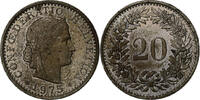 Switzerland 20 Rappen Bern, Copper-nickel, KM:29a -