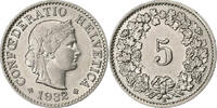 Switzerland 5 Rappen Bern, Nickel, KM:26b -