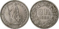 Switzerland 2 Francs Bern, Copper-nickel, KM:21a.1 -