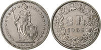 Switzerland 2 Francs Bern, Copper-nickel, KM:21a.1 -