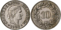 Switzerland 10 Rappen Bern, Copper-nickel, KM:27 -