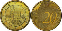 Monaco 20 Euro Cent Fantasy Euro, Nordic gold -