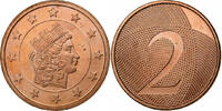 Monaco 2 Euro Cent Fantasy Euro, Copper Plated Steel -