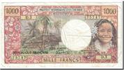 New Caledonia 1000 Francs Banknote, Undated, KM:64b -