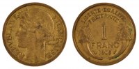 France Franc Coin, Morlon, Aluminum-Bronze, Gadoury:470 -
