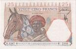 French West Africa 25 Francs 1942-10-01 -