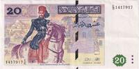 Tunisia 20 Dinars 1992-11-07 -