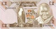 Zambia 2 Kwacha Banknote, Undated, KM:24c -
