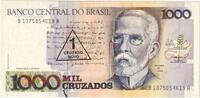 Brazil 1 Cruzado Novo on 1000 Cruzados VZ+ -