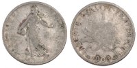 France Franc Coin, Semeuse, Silver, Gadoury:467 -