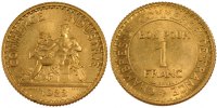 France Franc Coin, Chambre de commerce, Aluminum-Bronze -