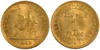 France Franc Coin, Chambre de commerce, Aluminum-Bronze -