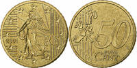 France 50 Euro Cent Paris, Brass, KM:1287 -