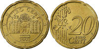 Austria 20 Euro Cent Vienna, Brass, KM:3086 -