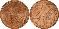 France 2 Euro Cent Paris, Copper Plated Steel, KM:1283 -