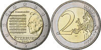 Luxembourg 2 Euro Hymne National, Utrecht, Bi-Metallic, KM:New -