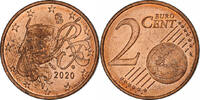 France 2 Euro Cent Copper Plated Steel -