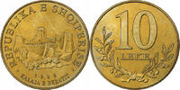 Albania 10 Lekë Rome, Aluminum-Bronze, KM:77 -
