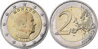 Monaco 2 Euro Albert II, Paris, Bi-Metallic, KM:195 -