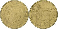 Belgium 50 Euro Cent Brass, KM:229 -