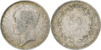 Belgium 50 Centimes Silver, KM:71 -