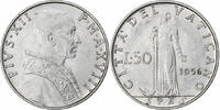 VATICAN CITY 50 Lire Coin, Pius XII, Stainless Steel, KM:54.2 -