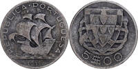 Portugal 5 Escudos Lisbon, Silver -