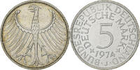 GERMANY - FEDERAL REPUBLIC 5 Mark Hamburg, Silver, KM:112.1 -