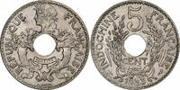 French Indo-China 5 Cents FRENCH INDO-CHINA, Paris, Copper-nickel, KM:18 -