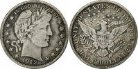 United States Half Dollar Barber Half Dollar, U.S. Mint, Silver -