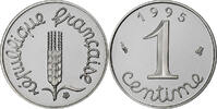 France Centime Épi, Paris, 1 centime BE / Proof, Stainless Steel -