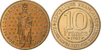 France 10 Francs Paris, Nickel-Bronze, Gadoury:820, KM:961d -