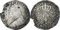 France 1/10 Écu aux branches d'olivier Louis XV, Troyes, Silver -