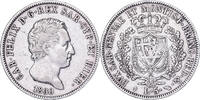 Italian States 5 Lire SARDINIA, Carlo Felice, Torino, Silver -