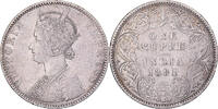 British India Rupee Victoria, Silver, KM:492 -