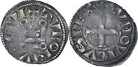 France Denier Tournois Louis VIII-IX, Billon -