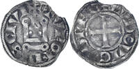 France Denier Tournois Louis VIII-IX, Billon -