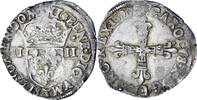 France 1/4 Ecu Charles X, Nantes, Silver, Gadoury:521 -