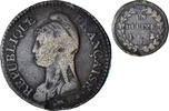 France 1 Décime Dupré, Limoges, Copper, Gadoury:187a -