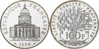 France 100 Francs Panthéon, MDP, Série BE / Proof, Silver -