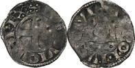 France Denier Tournois Louis VIII-IX, Billon -