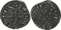 France Denier Tournois Louis VIII-IX, Billon -
