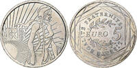 France 5 Euro Semeuse, Paris, Silver -
