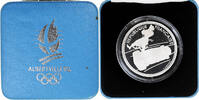 France 100 Francs 1992 Olympics, Albertville, Bobsledding, MDP, Silver -