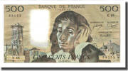 France 500 Francs Pascal, 1974-12-05, Fayette:71.12, KM:156c -