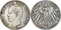 Germany 2 Mark BAVARIA, Otto, Munich, Silver -