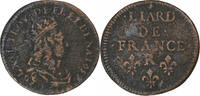 France Liard de France Louis XIV, Nîmes, Copper -