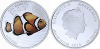 Australia 50 Cents - 1/2 Oz Elizabeth II, Clownfish, Perth, Silver -