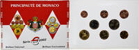Monaco Coffret 1c. à 2€ Rainier III, BU, MDP -