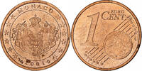 France Euro Cent Rainier III, Paris, Copper Plated Steel, KM:167 -